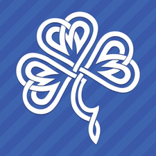 Celtic Knot Irish Shamrock Clover Vinyl Decal Sticker