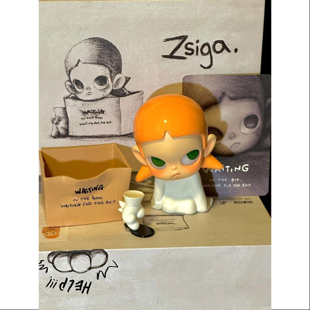 その他 POPMART Zsiga Waiting Zsiga Waiting Figurine Art Toy 2023 Limited – TOYSEZ