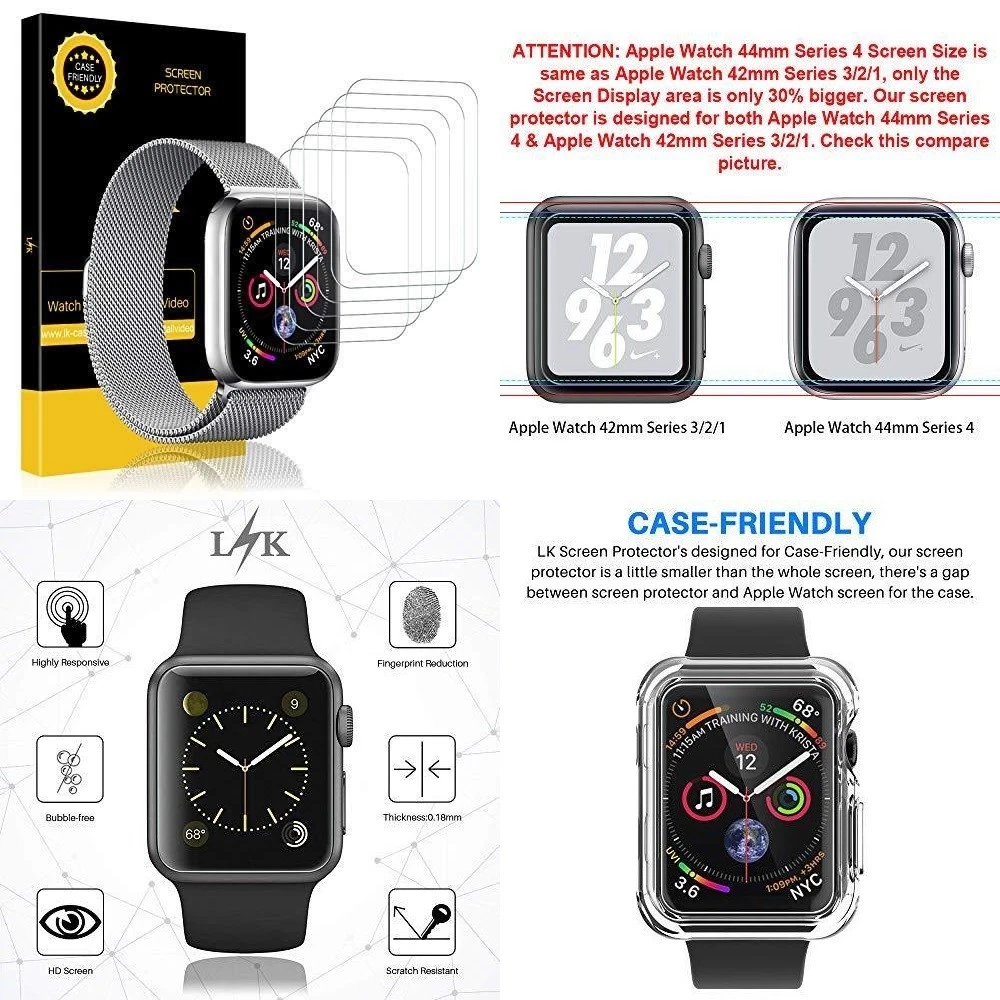 Attention apple watch outlet screen protector
