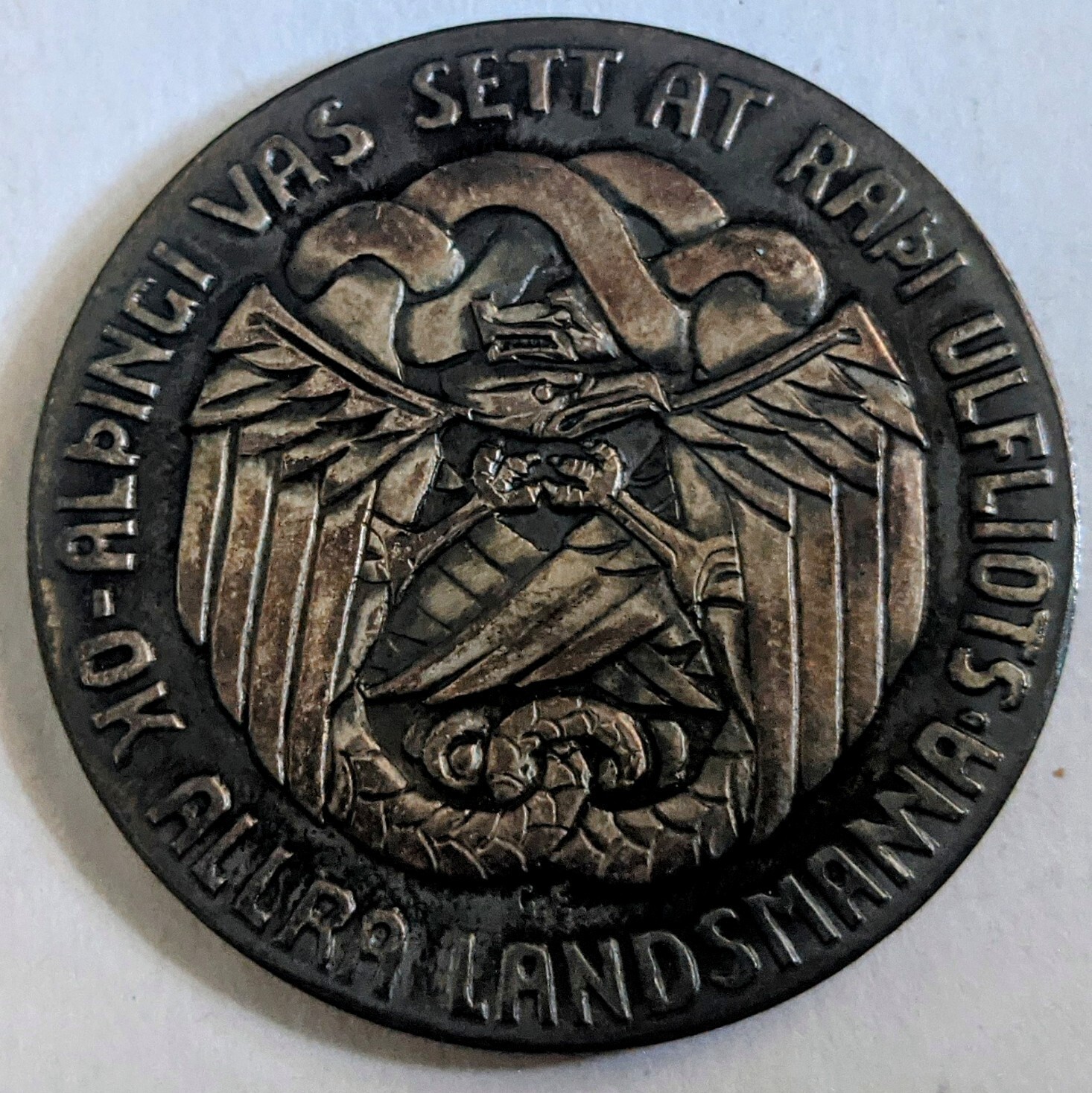 930 -1930 Iceland 1000 Yr Althing 3x sterling Silver Coin Set 10 5 & 2 ...