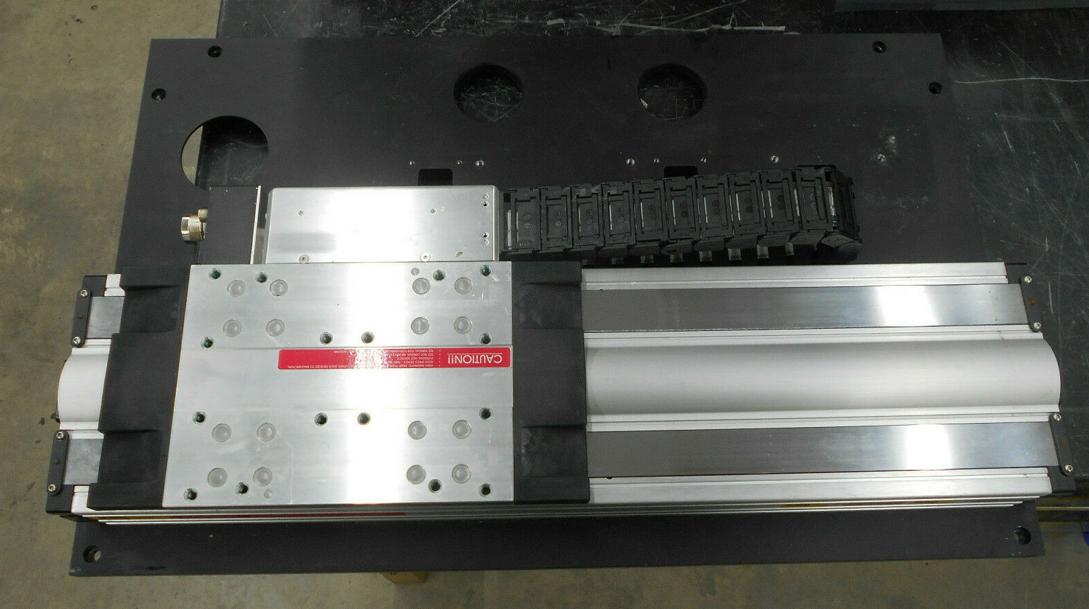 PARKER DAEDAL 041778401B & 802-4711B LINEAR SLIDE W/CABLES