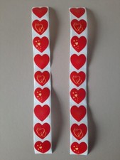 45 autocollants forme cœur , amour ,St valentin adhésifs, scrapbooking envelope