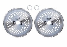 2 Pack Carbide Tip 8 Inch 80t Teeth Brush Cutter Trimmer Blades