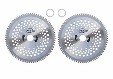 2 Pack CARBIDE Tip 8" Inch  80T Teeth Brush Cutter Trimmer Blades