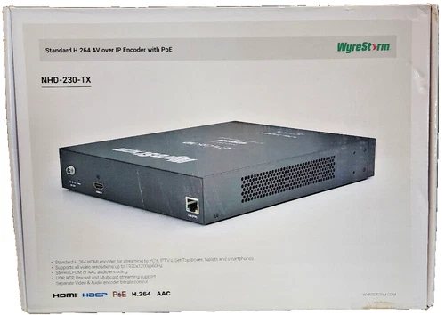 Wyrestorm NHD-230-TX NetworkHD Standard AV Over IP Encoder