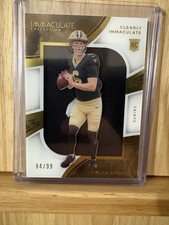 Panini Clearly Immaculate Rookie Jerseys Tyler Shough Saints RC #CRIJ-TSH 94/99 