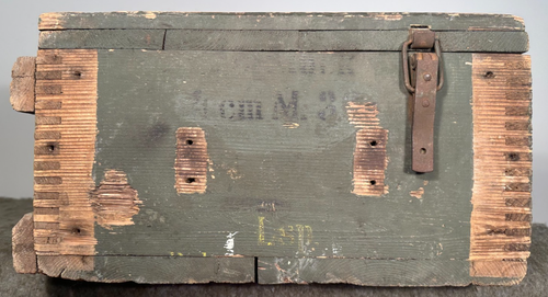 Kriegmarine 4cm Flak 28 Bofors scatola munizioni KM stencil Pillau 1944 etichette MARINA - Foto 18 di 24