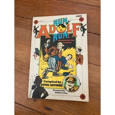 Run Adolf Run World War Two Fun Book Denis Gifford Corgi 1975 Vintage
