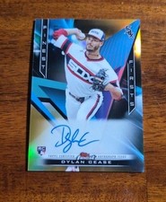 DYLAN CEASE 2020 Topps Finest Firsts Rookie Card Auto RC Blue Jays Numbered 6/50. rookie card picture