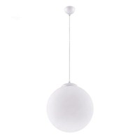 Pendelleuchte Glas Stahl HöHenverstellbar Blendarm E27 Ø40 Cm HäNgelampe KüChe