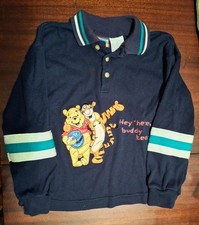 Vintage 1990s Disney Winnie the Pooh Tigger, Kids size 6 polo shirt long sleeve