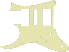 WD Custom Pickguard For Left Hand Ibanez 2009 RG350DX #34 Mint Green 3 Ply