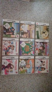 9x Nintendo DS Spiele Hülle inclusive Anleitungen leer(!)