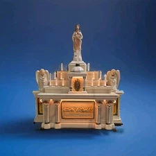 VINTAE GLOLITE SWISS LAST SUPPER CHRISTMAS CHURCH ALTAR Very RARE!
