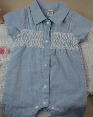 1 PC Newborn Light Blue Outfit Boys 0-1 Mo  Photography Session Prop Shower Gift