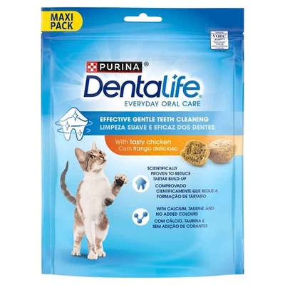 Purina Dentalife DentaI Chews Tasty Chicken PACK 140g Daily Oral Cat Dental Care