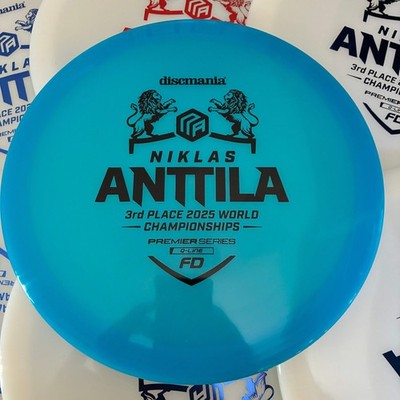 Discmania 2025 Niklas Antila 3rd Place Worlds Premier Series Q-Line FD 7/6/0/1