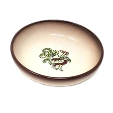 Brock of California Chanticleer cereal soup bowl VTG 50s Kitschy Farmhouse