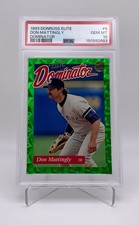 1993 Donruss Elite Dominator #6 DON MATTINGLY SP /5000 RARE Low POP (12) PSA 10