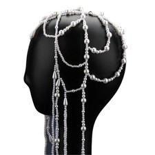 Delicate Tassels Pearls Headpiece New Princesses Girls Stylish Headbands
