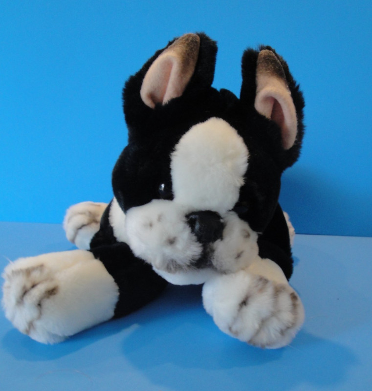 Animal Alley BOSTON TERRIER Puppy Dog 11" Plush Stuffed T