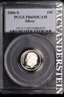 2006-S Roosevelt Dime-PCGS PR 69 DCAM Silver Ch Gem Proof No Reserve #SLL459