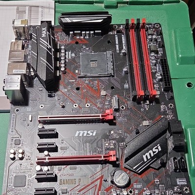 MSI B450 GAMING PLUS MAX ATX AM4 DDR4 Gaming Motherboard w/ M.2 CrossFire