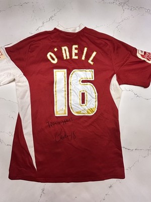 Match Worn SIGNED GARY O NEIL MIDDLESBROUGH FC  CHAMPIONSHIP  RARE COA