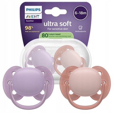 Philips Avent Schnuller  Soother Soft  6 18 Monate   2 Stück