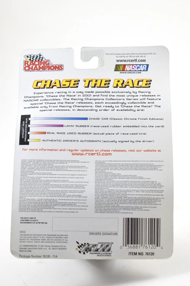 Ken Schrader #36 M&M's Pontiac Grand Prix 2001 Racing Champions NASCAR 1/64 - Image 3 of 4