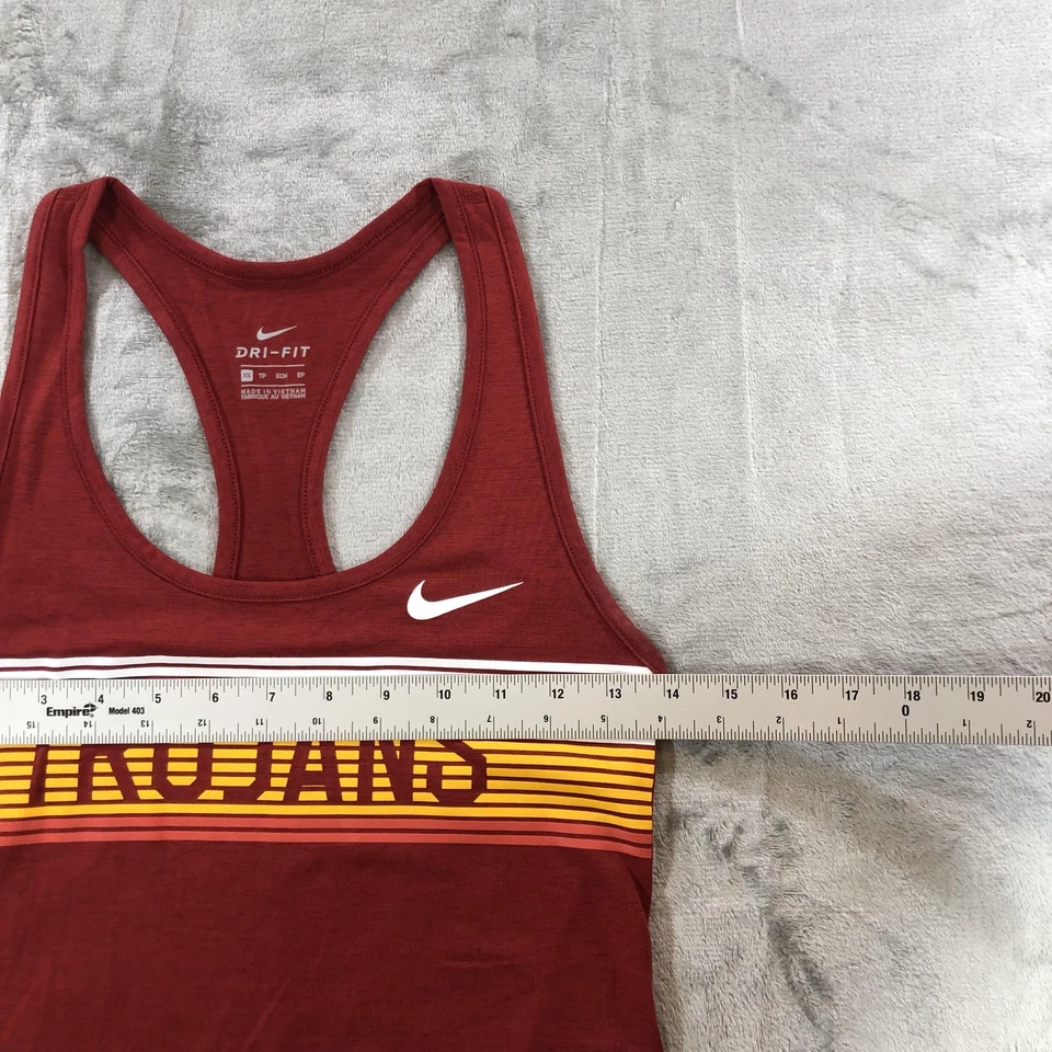 USC Trojans Tank Top Womens XS Red NCAA College Nike Dri-FIT Racerback Athletic - Image 3 of 4