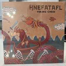 Hnefatafl Viking Chess Set Traditional Two-Player Strategy Board Game