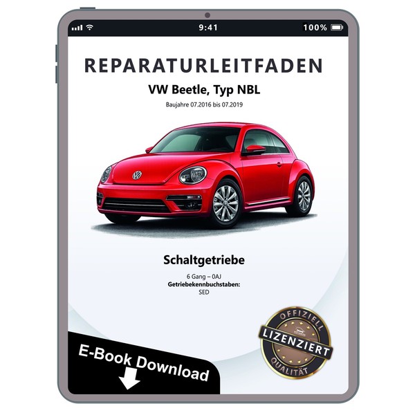 Vw Beetle Nbl 2016-2019 6 Gang Schaltgetriebe 0AJ Reparaturleitfaden Ebook-image