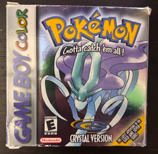 Pokemon: Crystal Version Game Boy Color, 2001 CIB