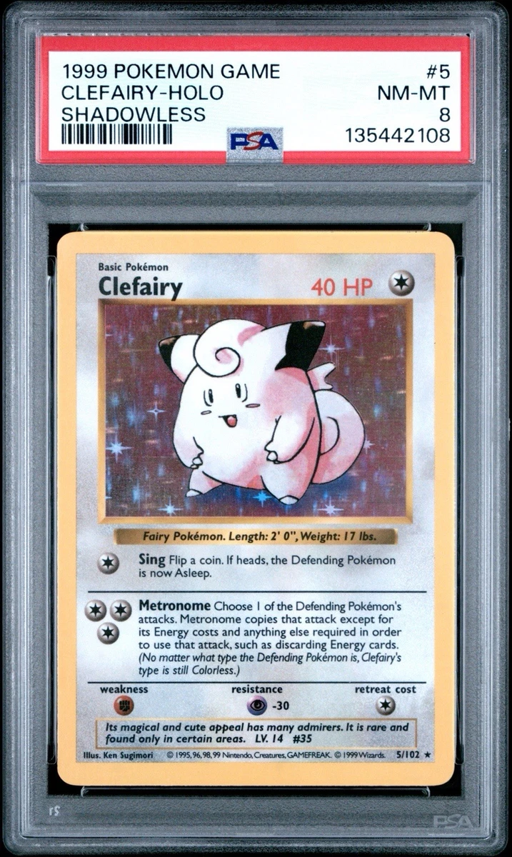 Clefairy 5/102 Base Set (Shadowless) for sale | eBay