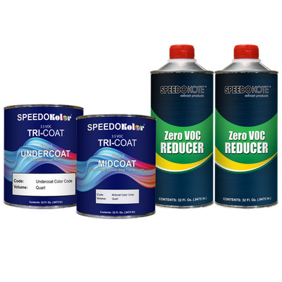 Ford PA Deep Jewel Green Metallic Tri-Stage Base Coat Color (2 Quart Kit)