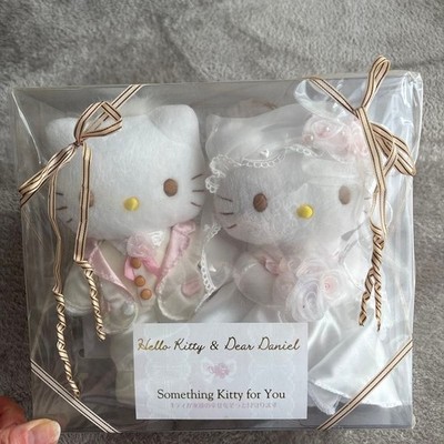 Hello Kitty & Dear Daniel Wedding Doll Set 2008 Rare Plush Gift Collectible