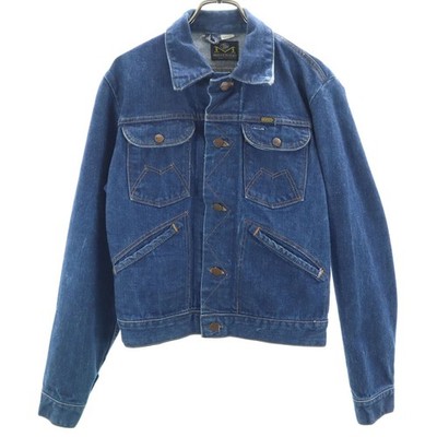 80s maverick デニムジャケット　ヴィンテージ ラングラー Used MAVERICK 70s 80s Vintage Made in USA Denim Jacket 36 blue