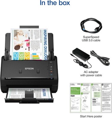 Epson WorkForce ES-400 II Duplex Desktop Scanner with Auto Document Feeder