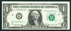 **STAR** $1 1969 ((CHOICE AU)) FEDERAL RESERVE NOTE ((2nd of 4 consecutive)) — photo 2
