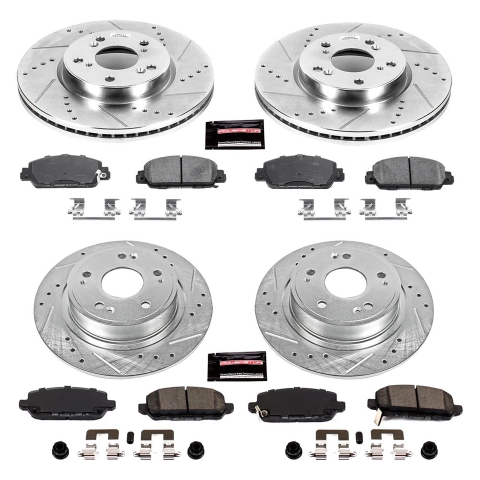 PowerStop K7349 Brake Kit For Honda HR-V 2016-2022 Front Rear Foto 2 de 4