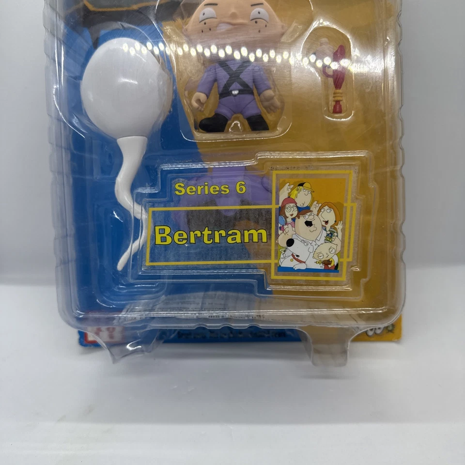 Figura Family Guy Bertram Serie 6 Mezco Sin usar, en caja 2006 NUEVA Foto 4 de 4