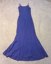 Vintage Jessica Mcclintock Gunne Sax Dress Womens 3/4 Purple Prom 90s USA Made