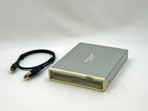 Tested working USB-powered Logitec 3.5 inch 640MB external MO-drive from Japan