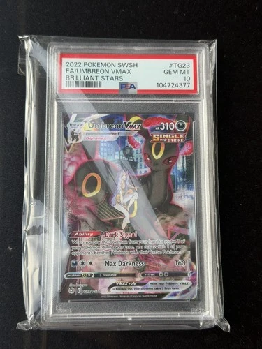 Umbreon Vmax TG23/TG30 Pokemon TCG Brilliant Stars Full Art PSA 10 Gem Mint