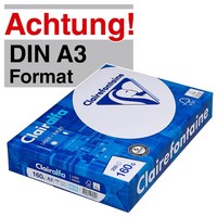 Clairefontaine Kopierpapier Clairalfa Din A3 160 G/Qm 250 Blatt