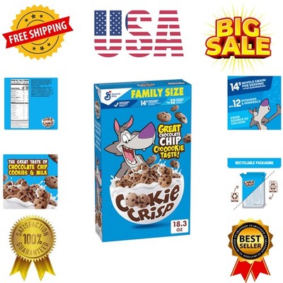 Breakfast Cereal, Chocolate Chip Cookie Taste, Made with Whole Grain, Family ...