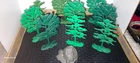 Marx Playset Hard Plastic Trees