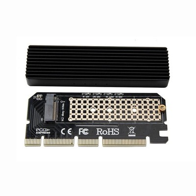 M.2 PCIe NVMe SSD to PCI-E Express 3.0 X16 Adapter Card Full Speed 2280 mm