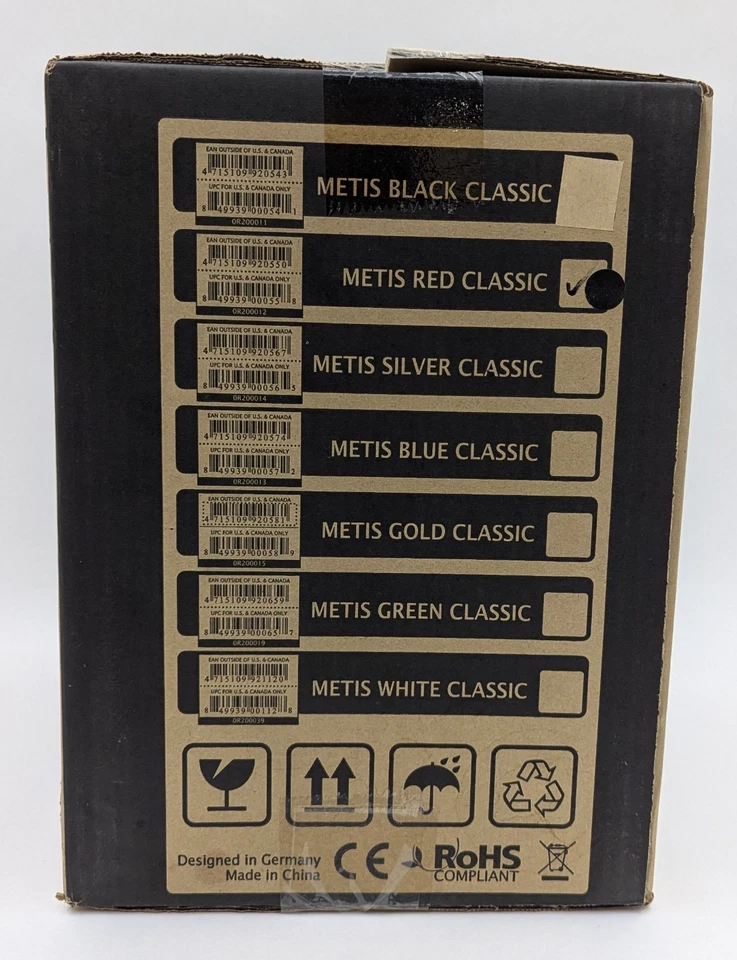 RAIJINTEK METIS Classic Aluminum Mini-ITX PC Chassis Case (RED) 0R200012 - NIB - Image 4 of 4